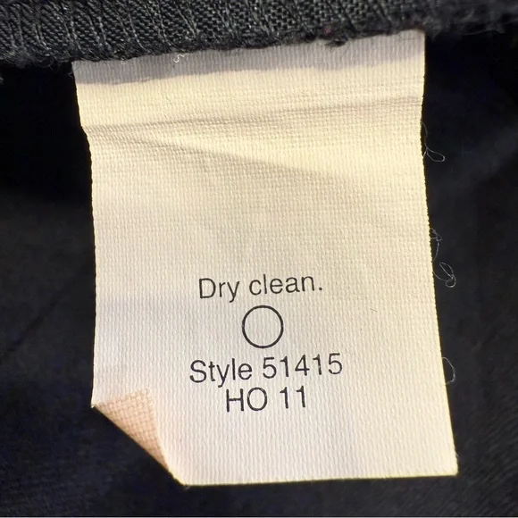 J.Crew Café Capri Wool Black Ankle Pants Womens 12 Tall - Picture 9 of 9